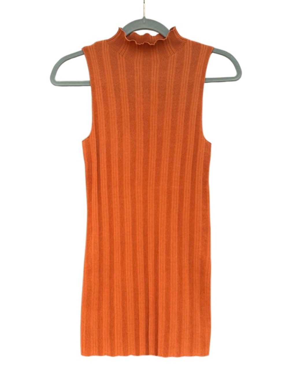 Cotton On Women's Sleevless Ribbed Knit Tunic Top w/ Side Slits Size Small